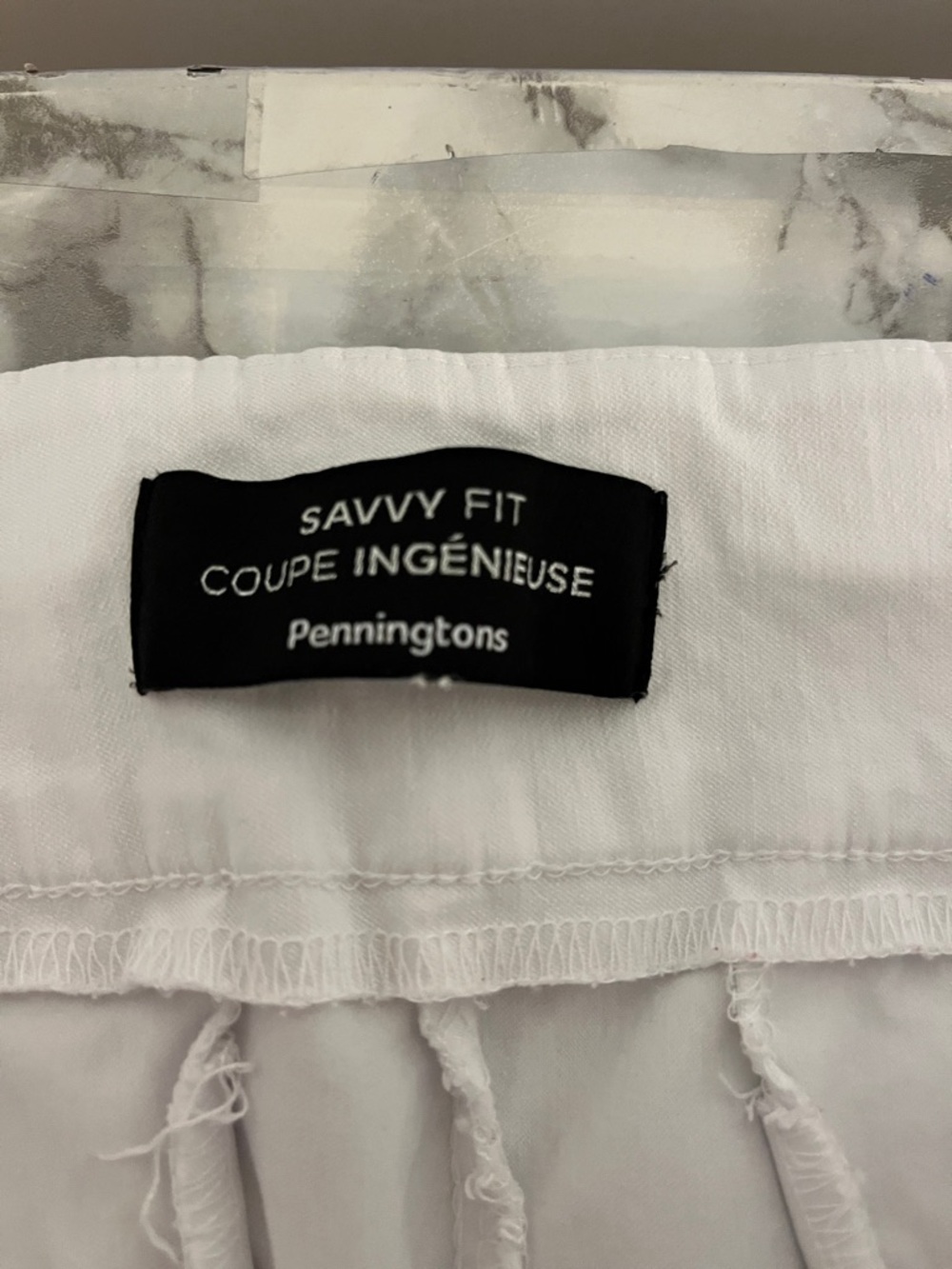 Penningtons White Stretch Capri Pants Size 24 - Picture 4 of 11